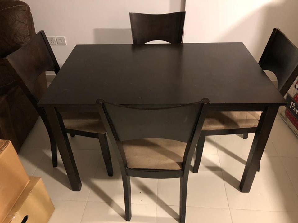 Dining Table Used Ali Khamis, Used Dining Table