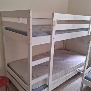 WOODEN BUNKER BED